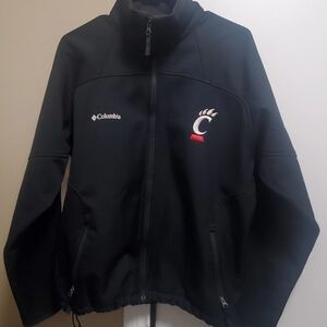 Columbia Soft Shell University Of Cincinnati Bearcats Jacket Mens Medium NWOT